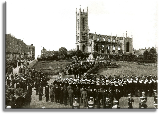 Margate War Memorial Dunkirk anniversary service 1950